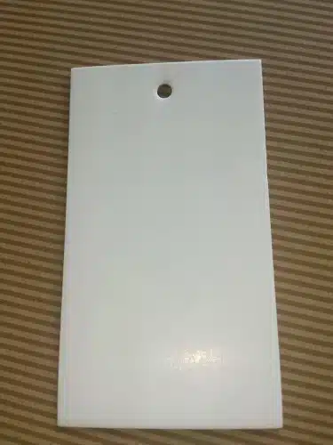 Witte hangtag/tag (prijskaartjes) 40x80 mm 400grams - Per 1000 stuks