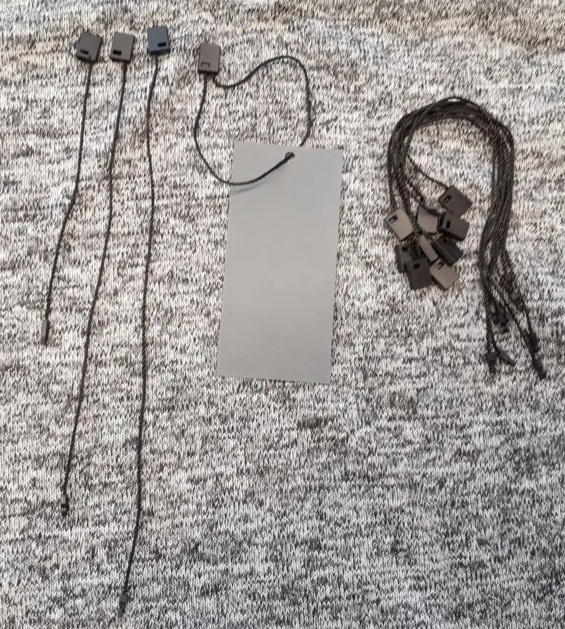 Klikboxen zwart 200 mm touwtje - Per 1000 stuks - Afbeelding 3