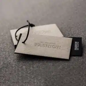 Hangtag met achterbladen